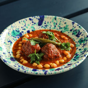 Organic Lamb Kofte with Chickpeas